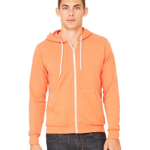 Unisex Sponge Fleece Full-Zip Hoodie Sweatshirt Thumbnail
